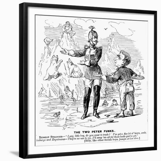 Alaska Purchase Cartoon-null-Framed Giclee Print