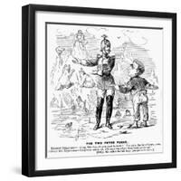 Alaska Purchase Cartoon-null-Framed Giclee Print