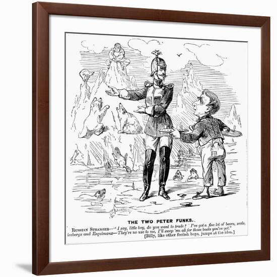 Alaska Purchase Cartoon-null-Framed Giclee Print