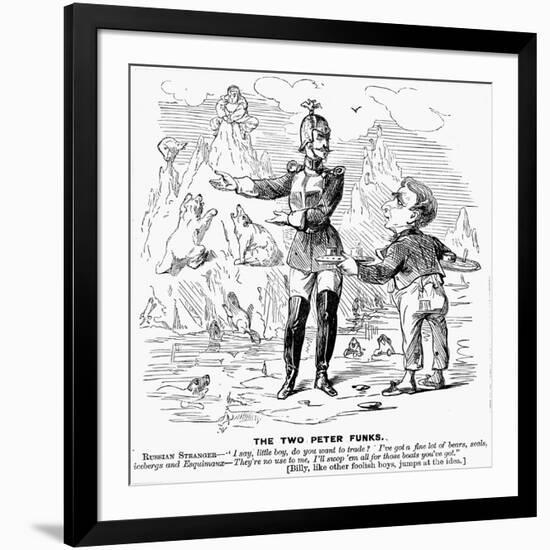 Alaska Purchase Cartoon-null-Framed Giclee Print