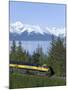 Alaska Railroad Near Girdwood, Alaska, United States of America, North America-null-Mounted Photographic Print