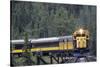 Alaska Railroad Train, Denali National Park, Alaska, USA-Gerry Reynolds-Stretched Canvas