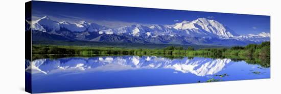 Alaska Range, Denali National Park, Alaska, USA-null-Stretched Canvas