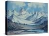 Alaska Range From Richardson Highway-Anna P. Gellenbeck-Stretched Canvas