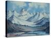 Alaska Range From Richardson Highway-Anna P. Gellenbeck-Stretched Canvas