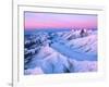 Alaska Range with Alpen Glow, Denali National Park, Alaska, USA-Dee Ann Pederson-Framed Photographic Print