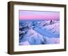 Alaska Range with Alpen Glow, Denali National Park, Alaska, USA-Dee Ann Pederson-Framed Photographic Print