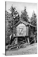 Alaska - Richardson Hwy; A Trapper's Cache-Lantern Press-Stretched Canvas