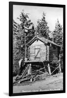 Alaska - Richardson Hwy; A Trapper's Cache-Lantern Press-Framed Art Print