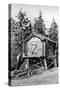 Alaska - Richardson Hwy; A Trapper's Cache-Lantern Press-Stretched Canvas