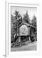 Alaska - Richardson Hwy; A Trapper's Cache-Lantern Press-Framed Art Print