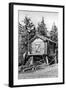 Alaska - Richardson Hwy; A Trapper's Cache-Lantern Press-Framed Art Print