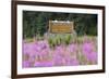 Alaska. Sign at Kenai Peninsula Entrance-Jaynes Gallery-Framed Photographic Print