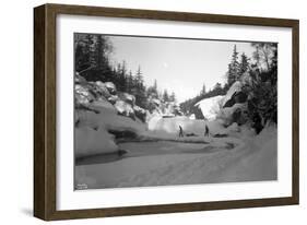 Alaska, Skagway Trail, 1898-Asahel Curtis-Framed Giclee Print