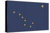 Alaska State Flag-Lantern Press-Stretched Canvas