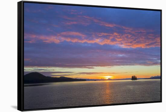 Alaska. Sunset on Flynn Cove-Jaynes Gallery-Framed Stretched Canvas