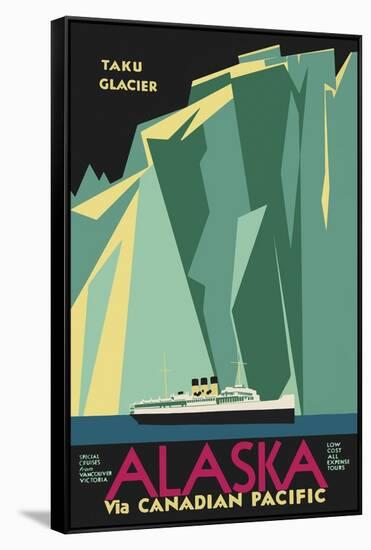 Alaska Taku Glacier-null-Framed Stretched Canvas