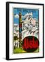 Alaska, Totem Pole-null-Framed Art Print