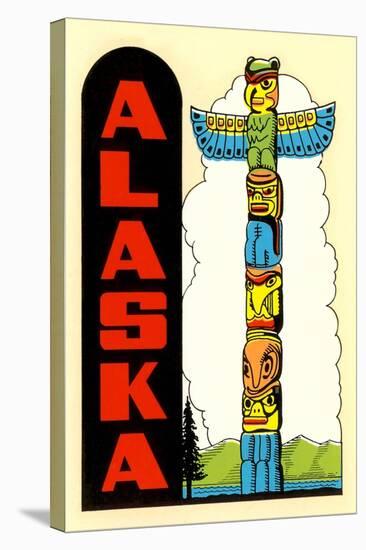 Alaska, Totem Pole-null-Stretched Canvas