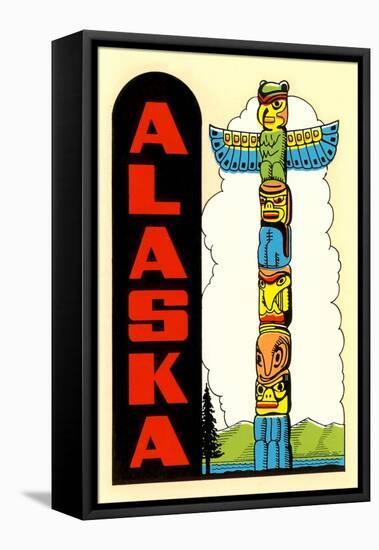 Alaska, Totem Pole-null-Framed Stretched Canvas