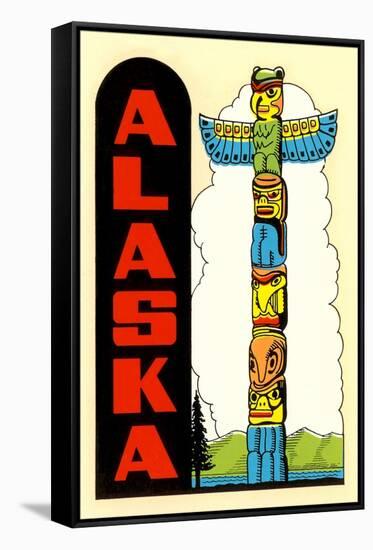 Alaska, Totem Pole-null-Framed Stretched Canvas