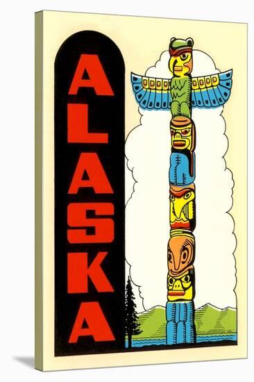 Alaska, Totem Pole-null-Stretched Canvas