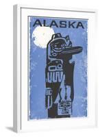 Alaska Travel Poster-null-Framed Art Print