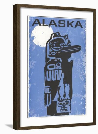 Alaska Travel Poster-null-Framed Art Print