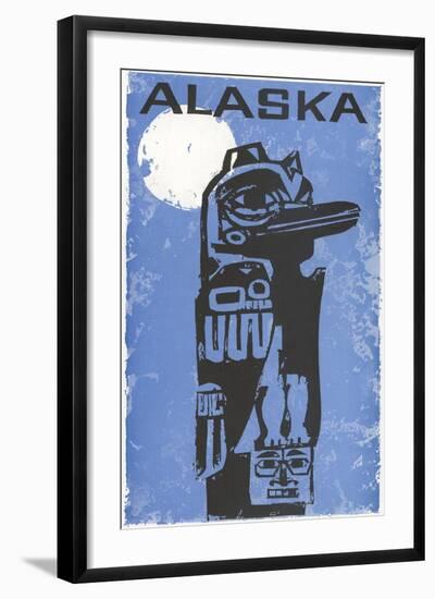 Alaska Travel Poster-null-Framed Art Print