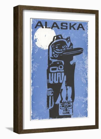 Alaska Travel Poster-null-Framed Art Print