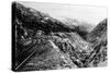 Alaska - View of Dead Horse Gulch along White Pass and Yukon Route-Lantern Press-Stretched Canvas