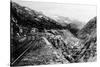 Alaska - View of Dead Horse Gulch along White Pass and Yukon Route-Lantern Press-Stretched Canvas