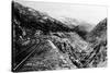 Alaska - View of Dead Horse Gulch along White Pass and Yukon Route-Lantern Press-Stretched Canvas