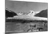 Alaska - View of Mendenhall Glacier-Lantern Press-Mounted Art Print