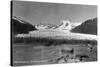 Alaska - View of Mendenhall Glacier-Lantern Press-Stretched Canvas