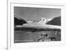 Alaska - View of Mendenhall Glacier-Lantern Press-Framed Premium Giclee Print