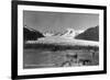 Alaska - View of Mendenhall Glacier-Lantern Press-Framed Premium Giclee Print