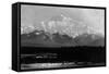 Alaska - View of Mt McKinley-Lantern Press-Framed Stretched Canvas