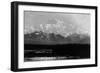 Alaska - View of Mt McKinley-Lantern Press-Framed Art Print