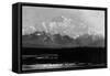 Alaska - View of Mt McKinley-Lantern Press-Framed Stretched Canvas