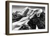 Alaska - View of Mt St. Elias-Lantern Press-Framed Art Print