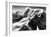 Alaska - View of Mt St. Elias-Lantern Press-Framed Art Print