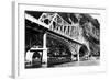 Alaska - View of the Douglas Bridge-Lantern Press-Framed Art Print