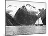 Alaska View - Sailing Along Coast Glacier Views Photograph-Lantern Press-Mounted Art Print