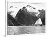 Alaska View - Sailing Along Coast Glacier Views Photograph-Lantern Press-Framed Art Print