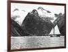 Alaska View - Sailing Along Coast Glacier Views Photograph-Lantern Press-Framed Art Print