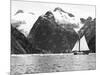 Alaska View - Sailing Along Coast Glacier Views Photograph-Lantern Press-Mounted Art Print