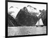 Alaska View - Sailing Along Coast Glacier Views Photograph-Lantern Press-Framed Art Print