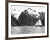 Alaska View - Sailing Along Coast Glacier Views Photograph-Lantern Press-Framed Art Print