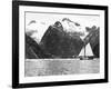 Alaska View - Sailing Along Coast Glacier Views Photograph-Lantern Press-Framed Art Print